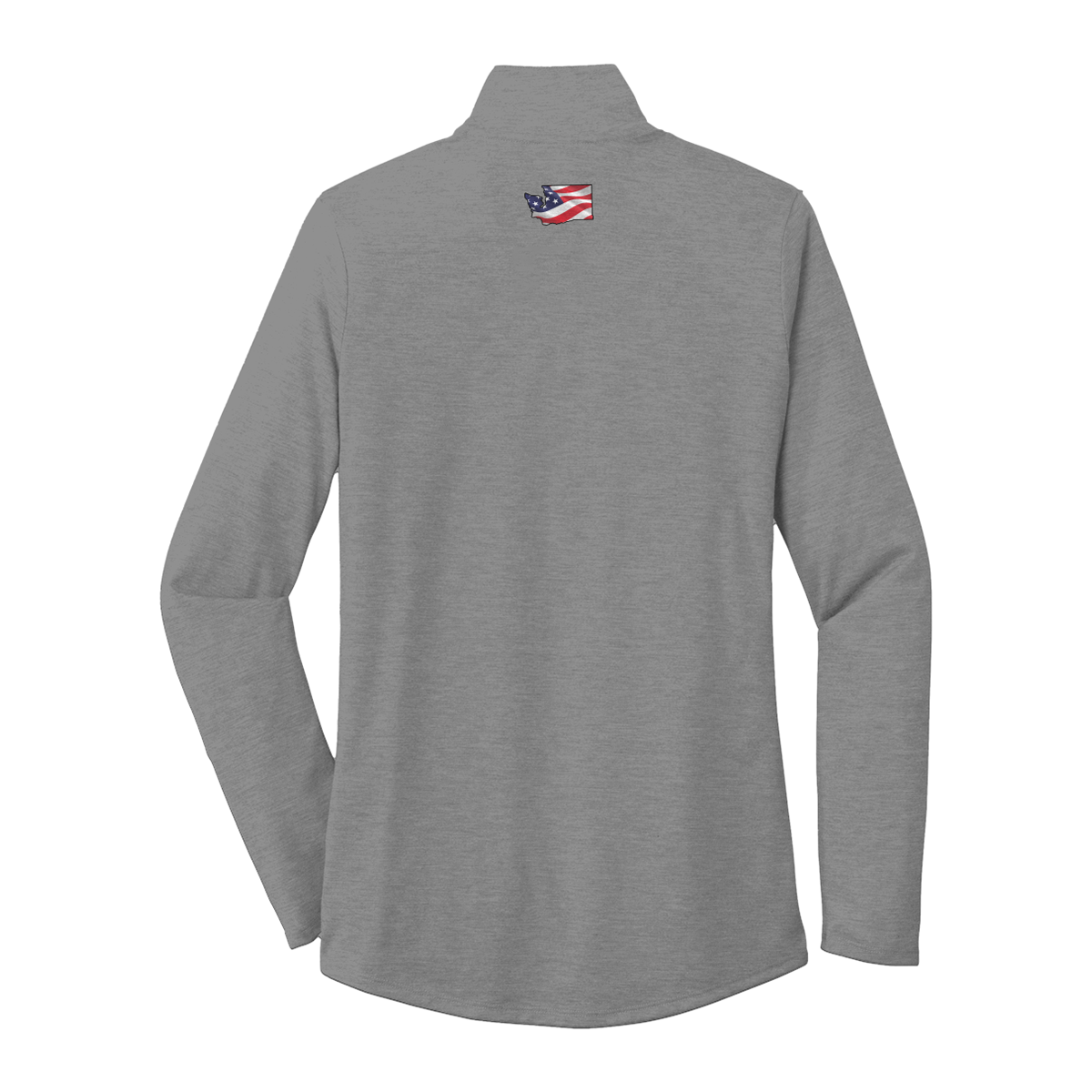 Womens Slaughter County Yetis Lacrosse PosiCharge Tri Blend Wicking 1/4 Zip