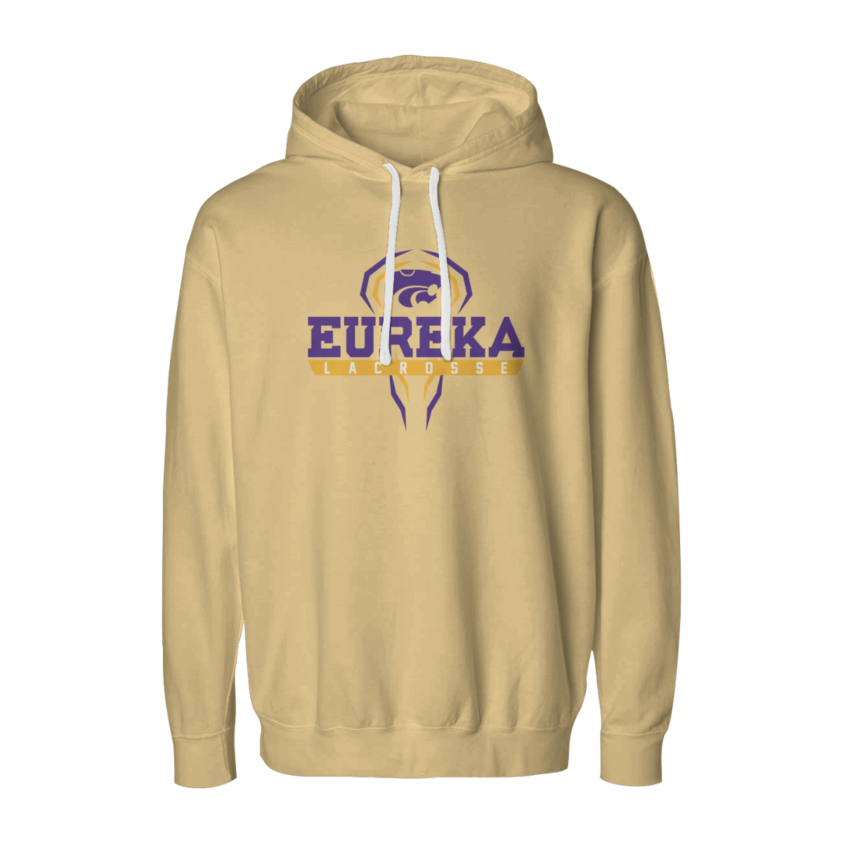 Adult Eureka Lacrosse Comfort Colors Lightweight Hoodie