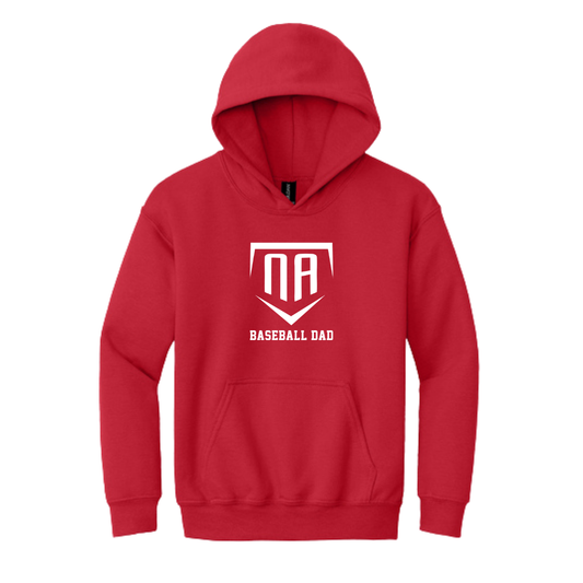 Youth North Aurora Baseball Gildan Hoodie