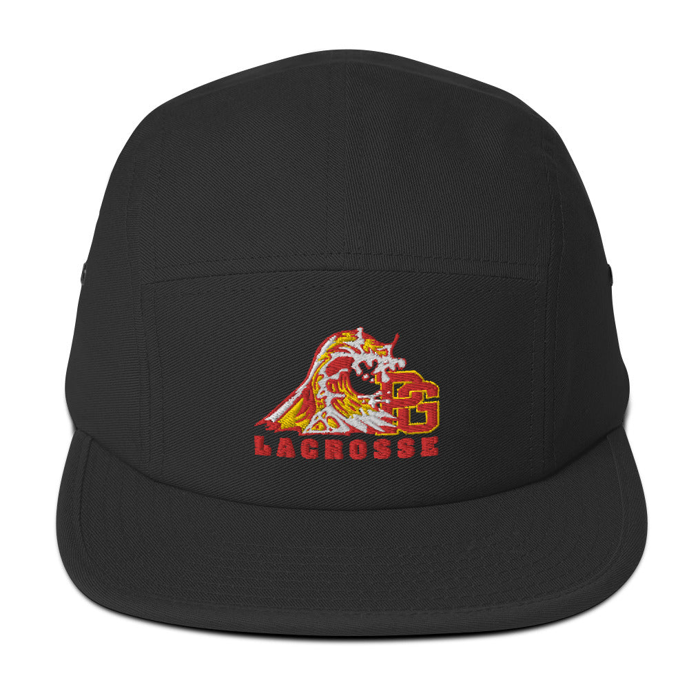 Pacific Grove High School Men's Lacrosse 5 Panel Camper Hat