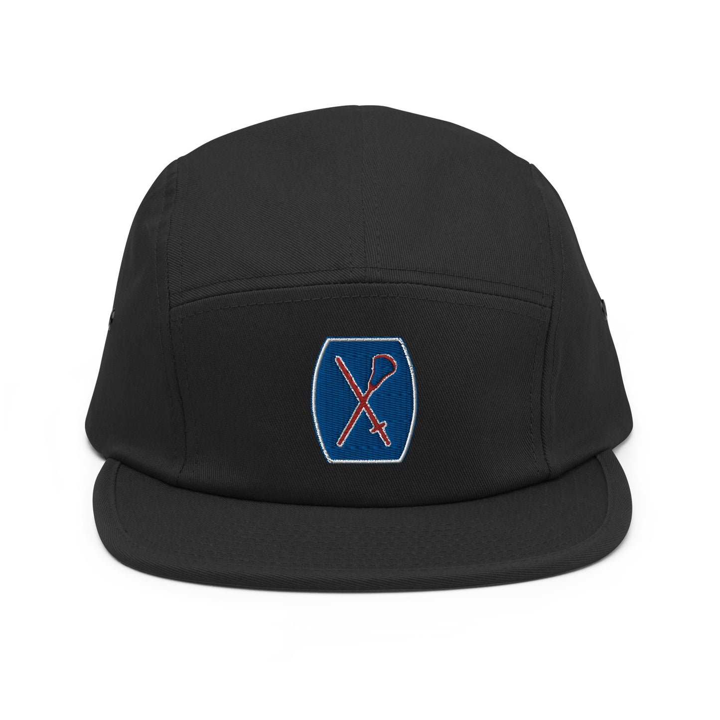10th Mountain Lacrosse 5 Panel Camper Hat