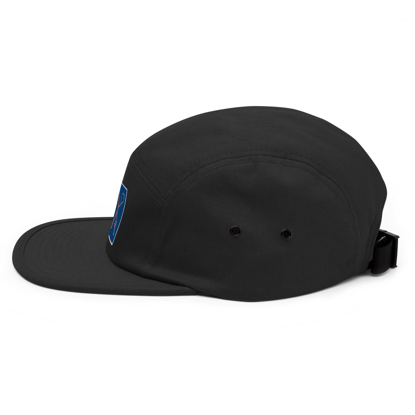 10th Mountain Lacrosse 5 Panel Camper Hat