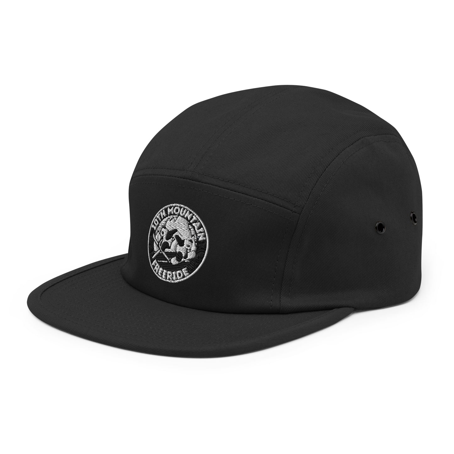 10th Mountain Lacrosse 5 Panel Camper Hat