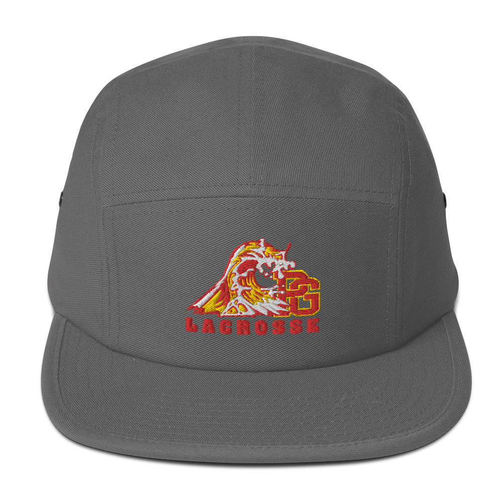 Pacific Grove High School Men's Lacrosse 5 Panel Camper Hat