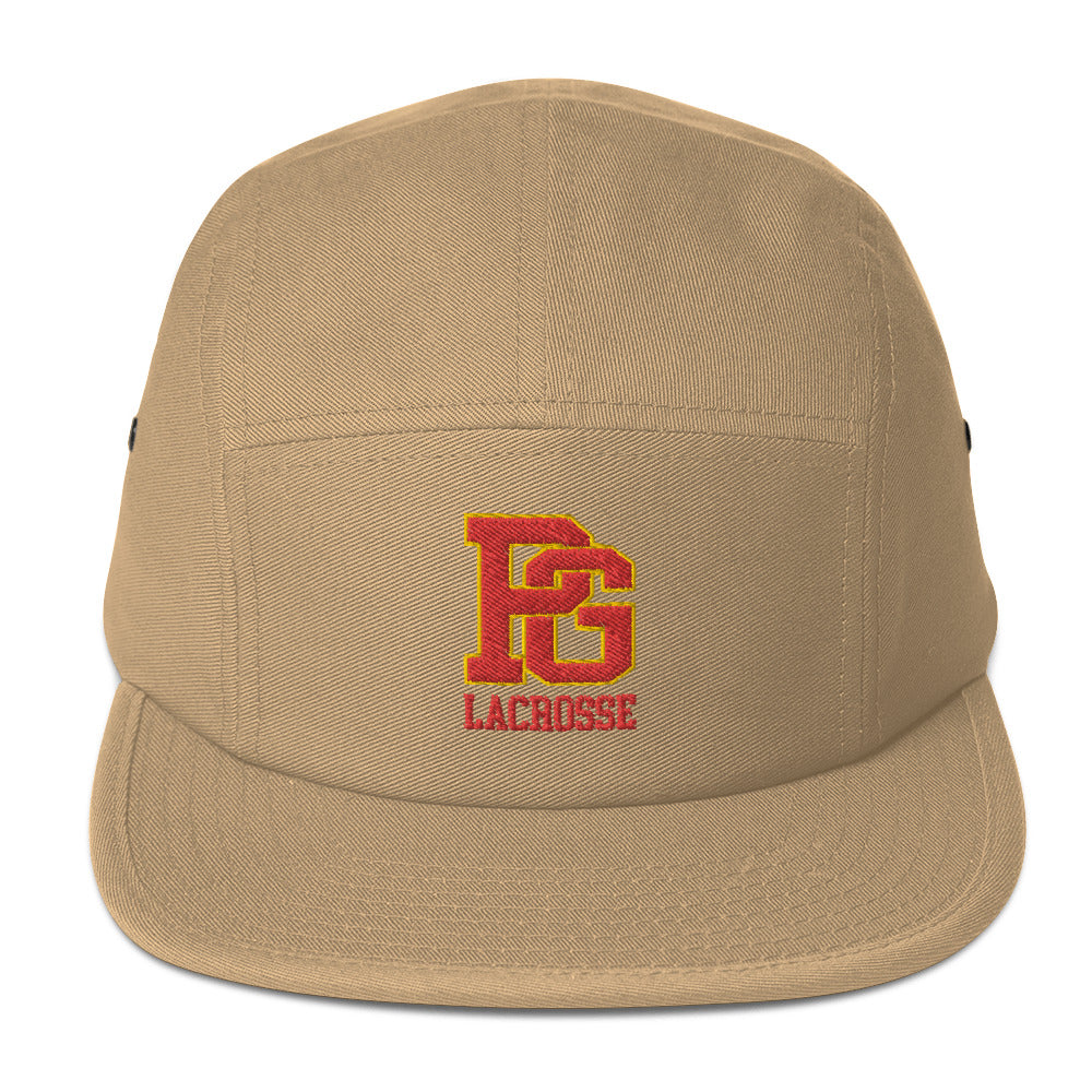 Pacific Grove High School Men's Lacrosse 5 Panel Camper Hat