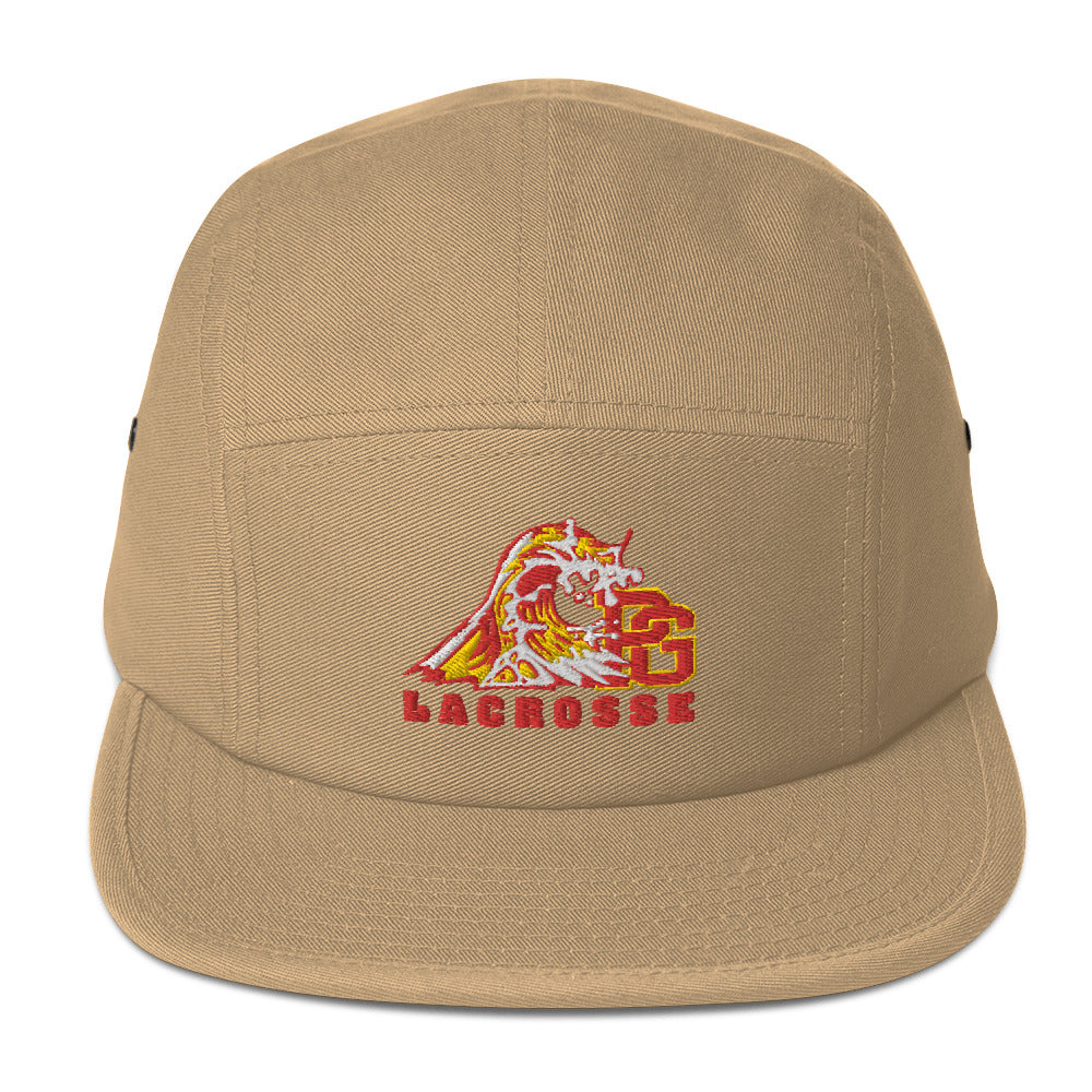 Pacific Grove High School Men's Lacrosse 5 Panel Camper Hat
