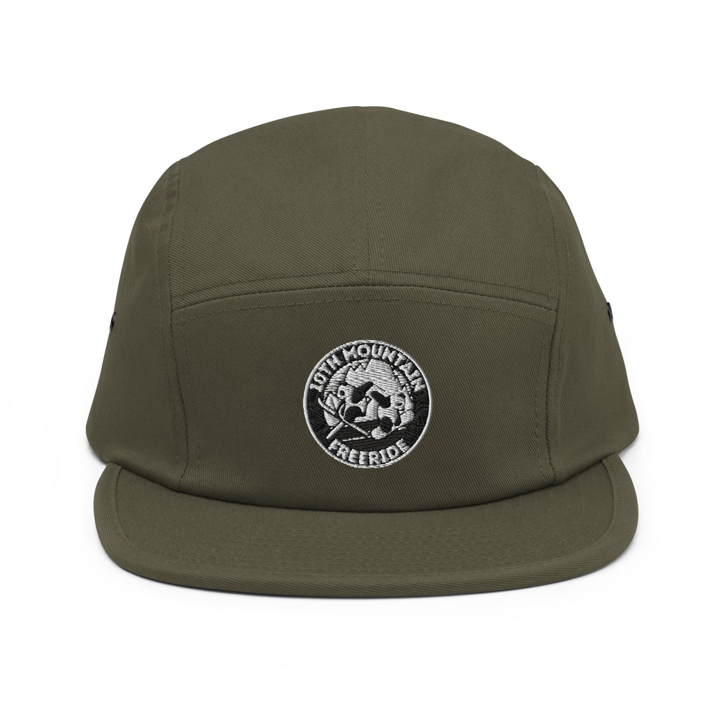 10th Mountain Lacrosse 5 Panel Camper Hat