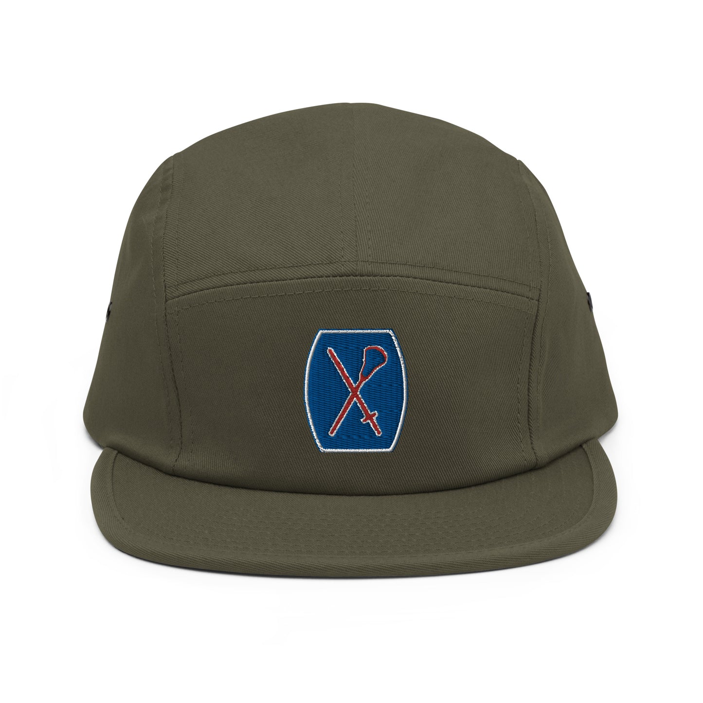 10th Mountain Lacrosse 5 Panel Camper Hat