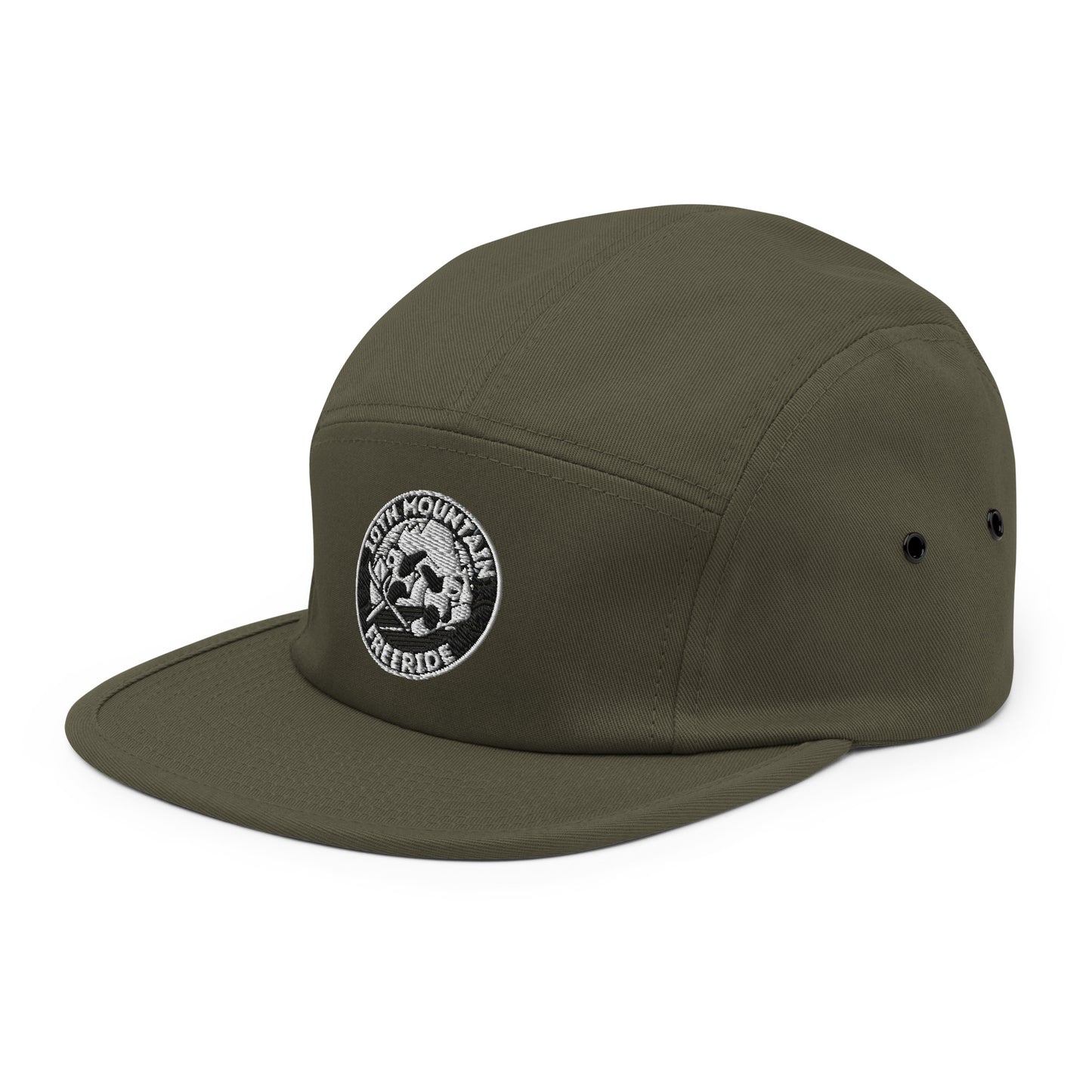 10th Mountain Lacrosse 5 Panel Camper Hat