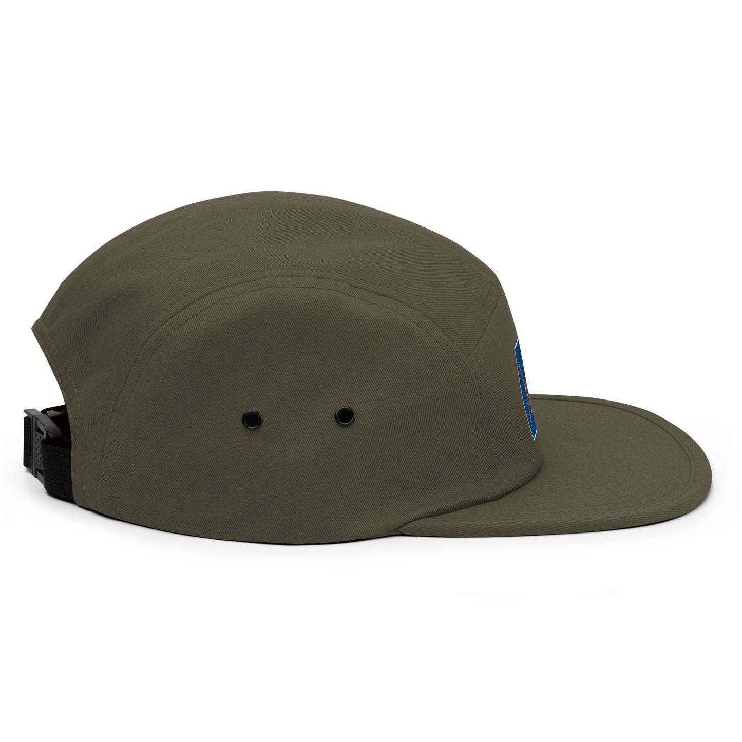 10th Mountain Lacrosse 5 Panel Camper Hat
