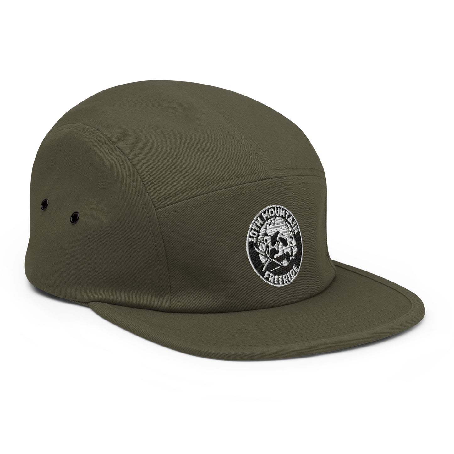 10th Mountain Lacrosse 5 Panel Camper Hat