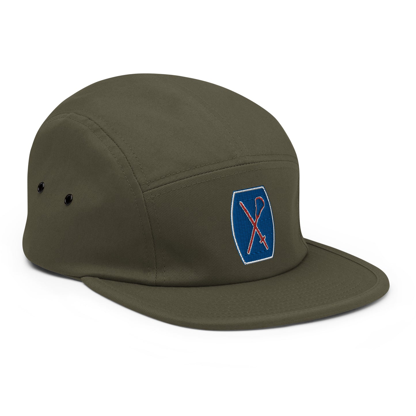 10th Mountain Lacrosse 5 Panel Camper Hat