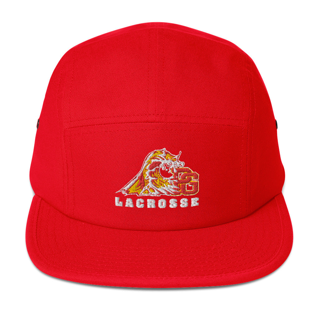 Pacific Grove High School Men's Lacrosse 5 Panel Camper Hat