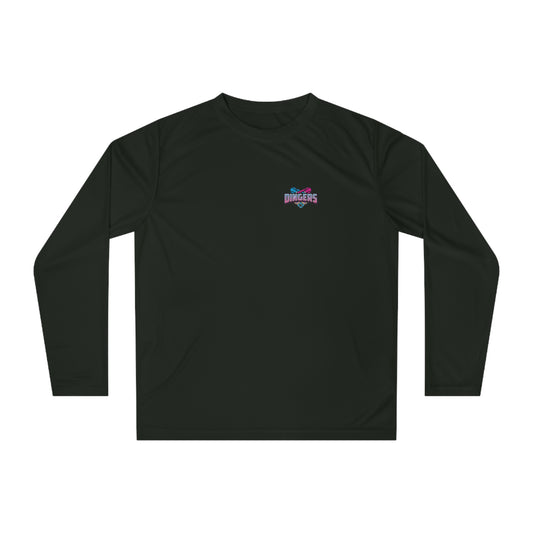 Personalizable - Adult Dingers Gear Team 365 Performance Long Sleeve Shirt