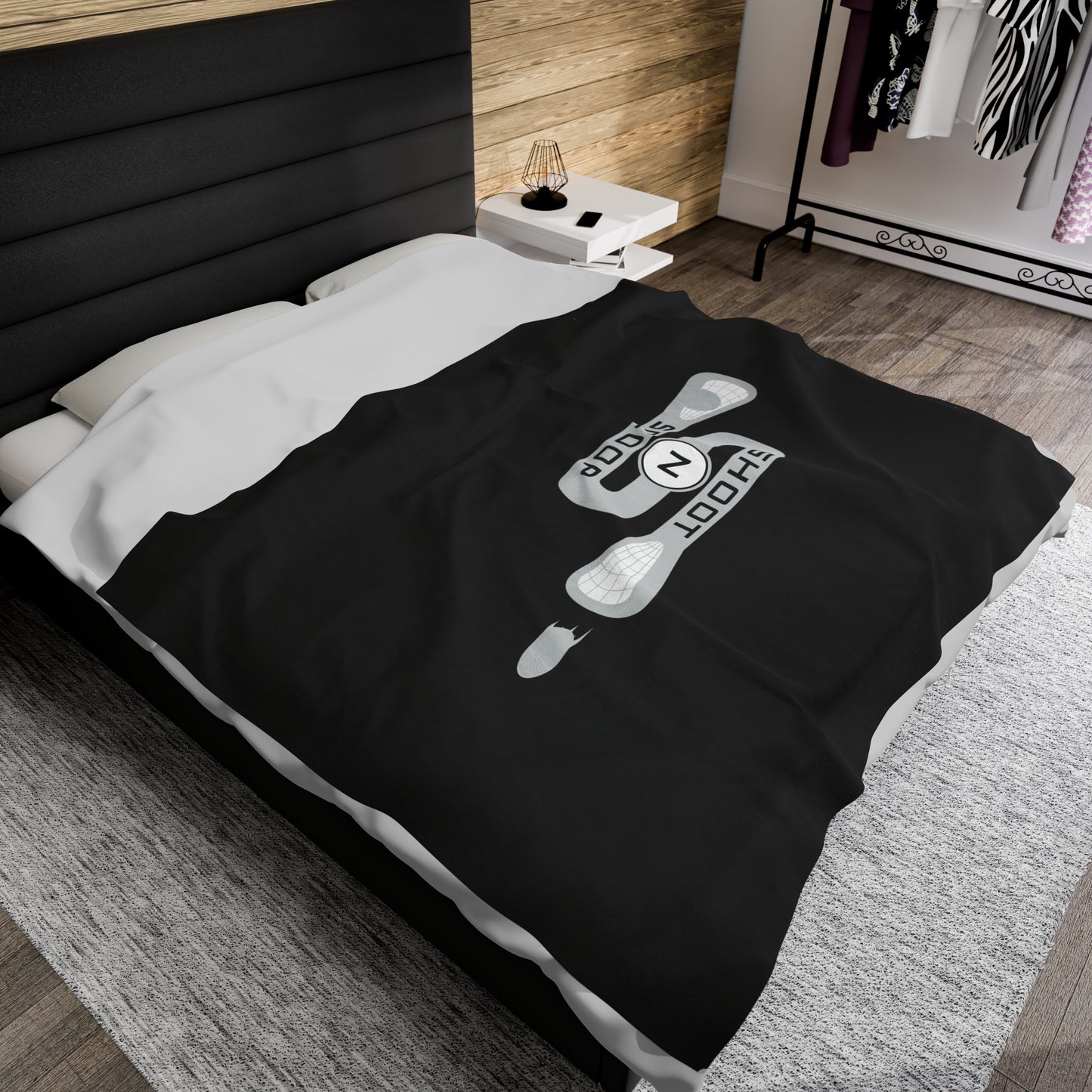 ShootnScoo Velveteen Plush Blanket (60" x 80")