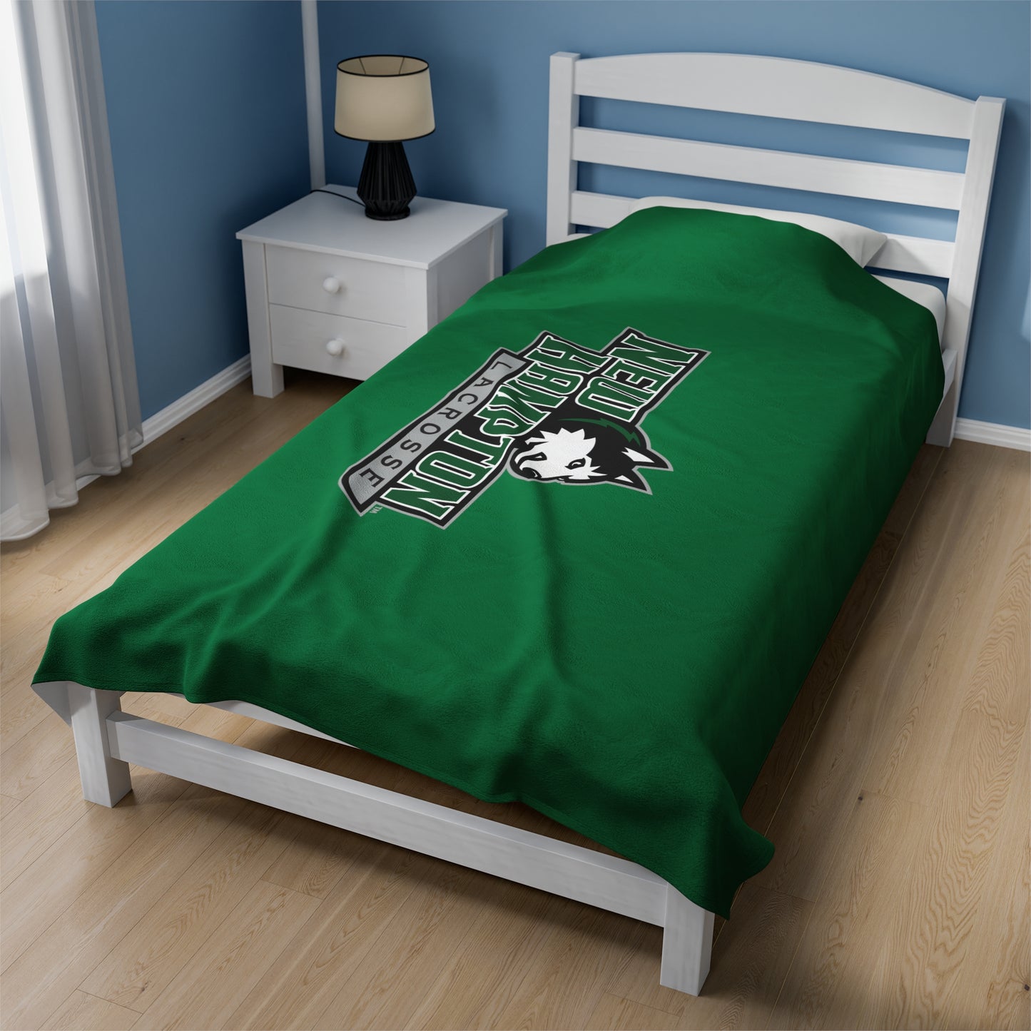 NHS Lacrosse Velveteen Plush Blanket (60" x 80")