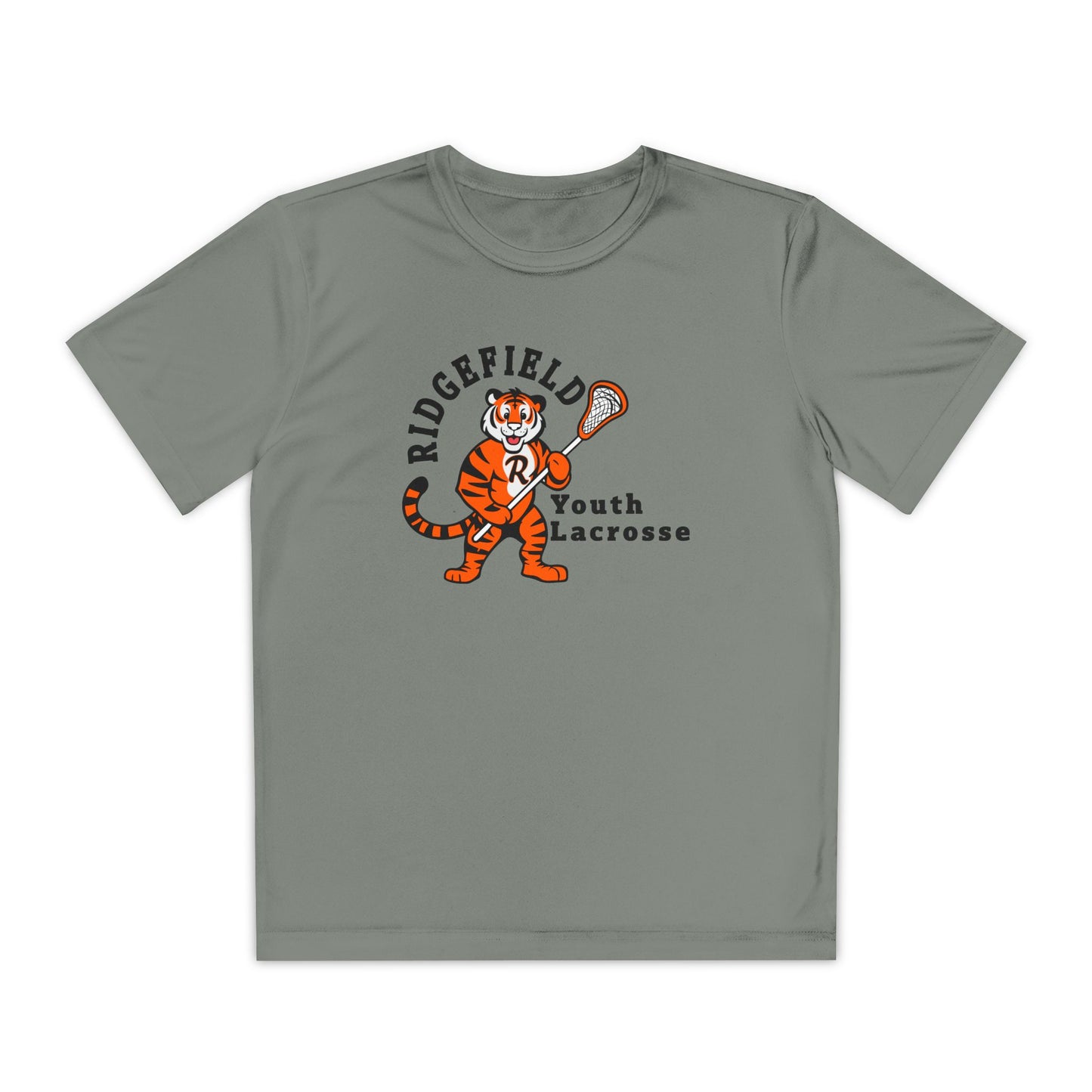 Youth Ridgefield Lacrosse Sport-Tek Performance T-Shirt