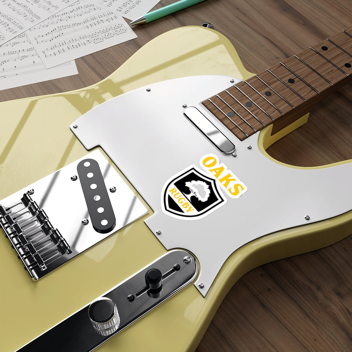 Oaks Rugby Die-Cut Sticker