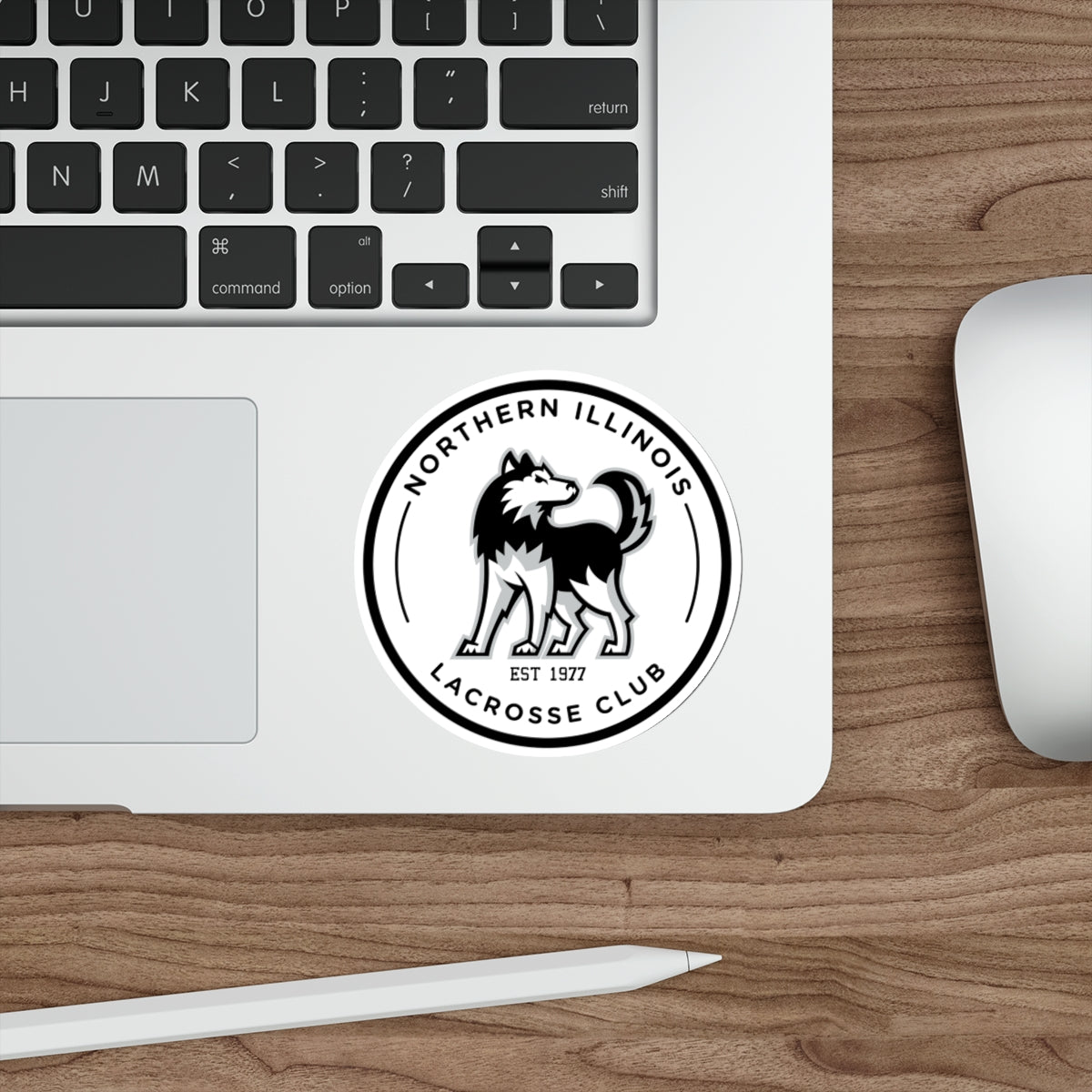 NIU Lacrosse Die-Cut Sticker