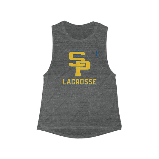 Women's Saint Paul's Lacrosse Bella + Canvas Flowy Scoop Sport Tank
