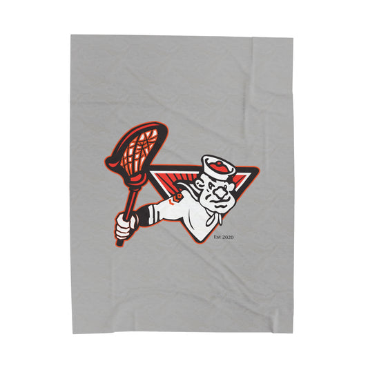 Sailors Lax Velveteen Plush Blanket
