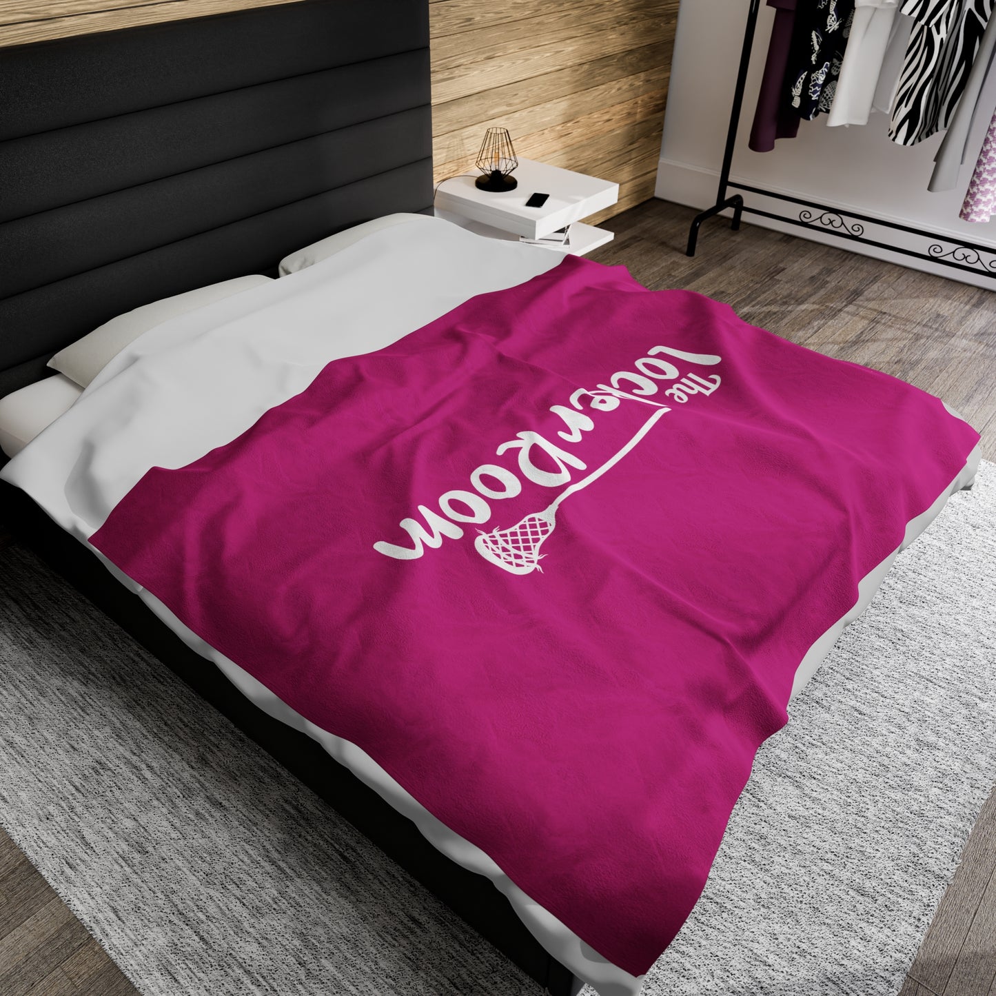 The Locker Room Velveteen Plush Blanket