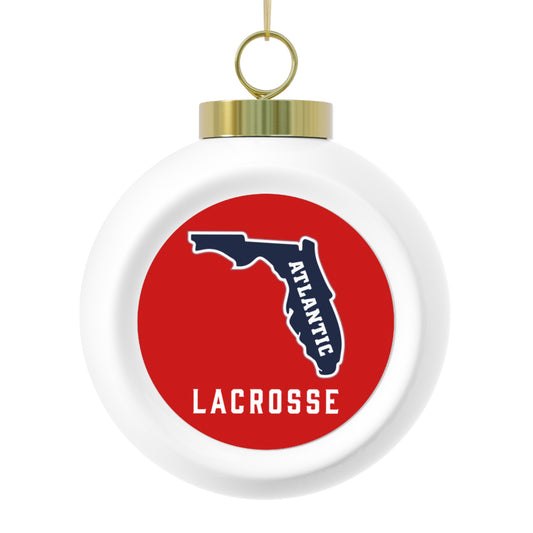 FAU Lacrosse Christmas Ball Ornament