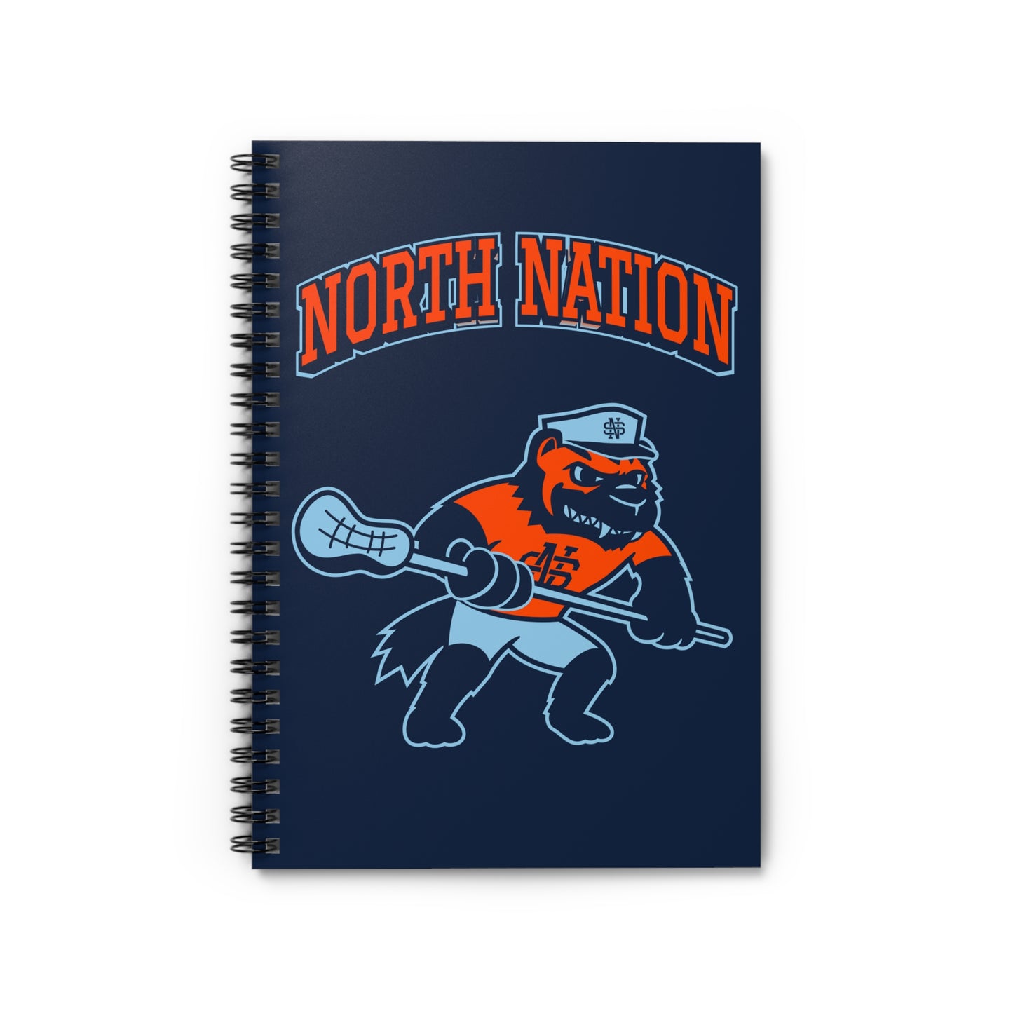 North Stafford Lacrosse Spiral Notebook - Ruled Line (8" x 6")