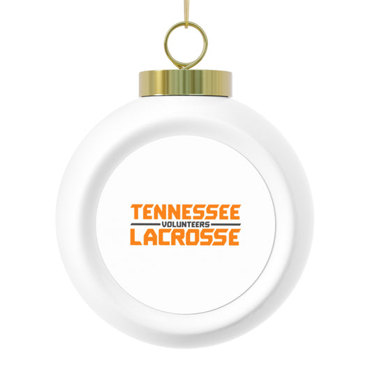 Tennessee Lacrosse Christmas Ball Ornament