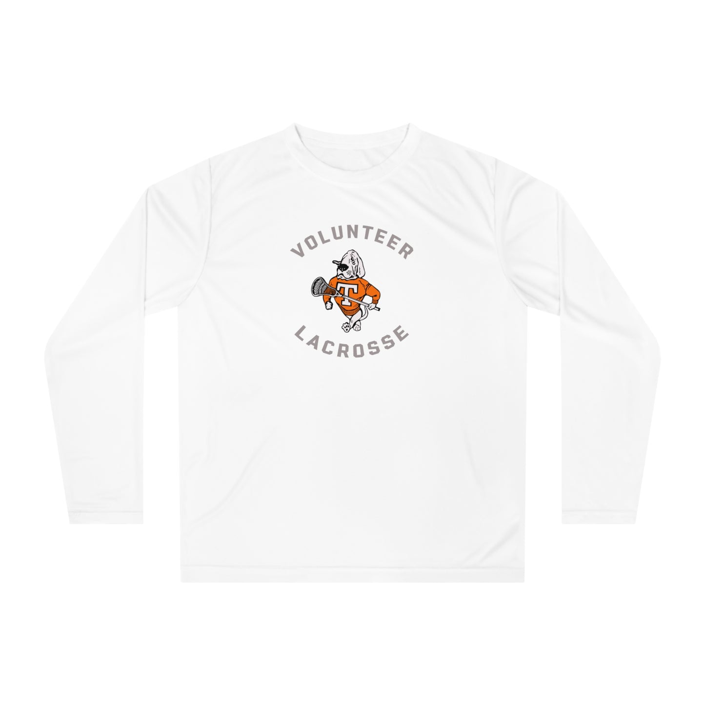 Adult Tennessee Lacrosse Performance Long Sleeve Shirt