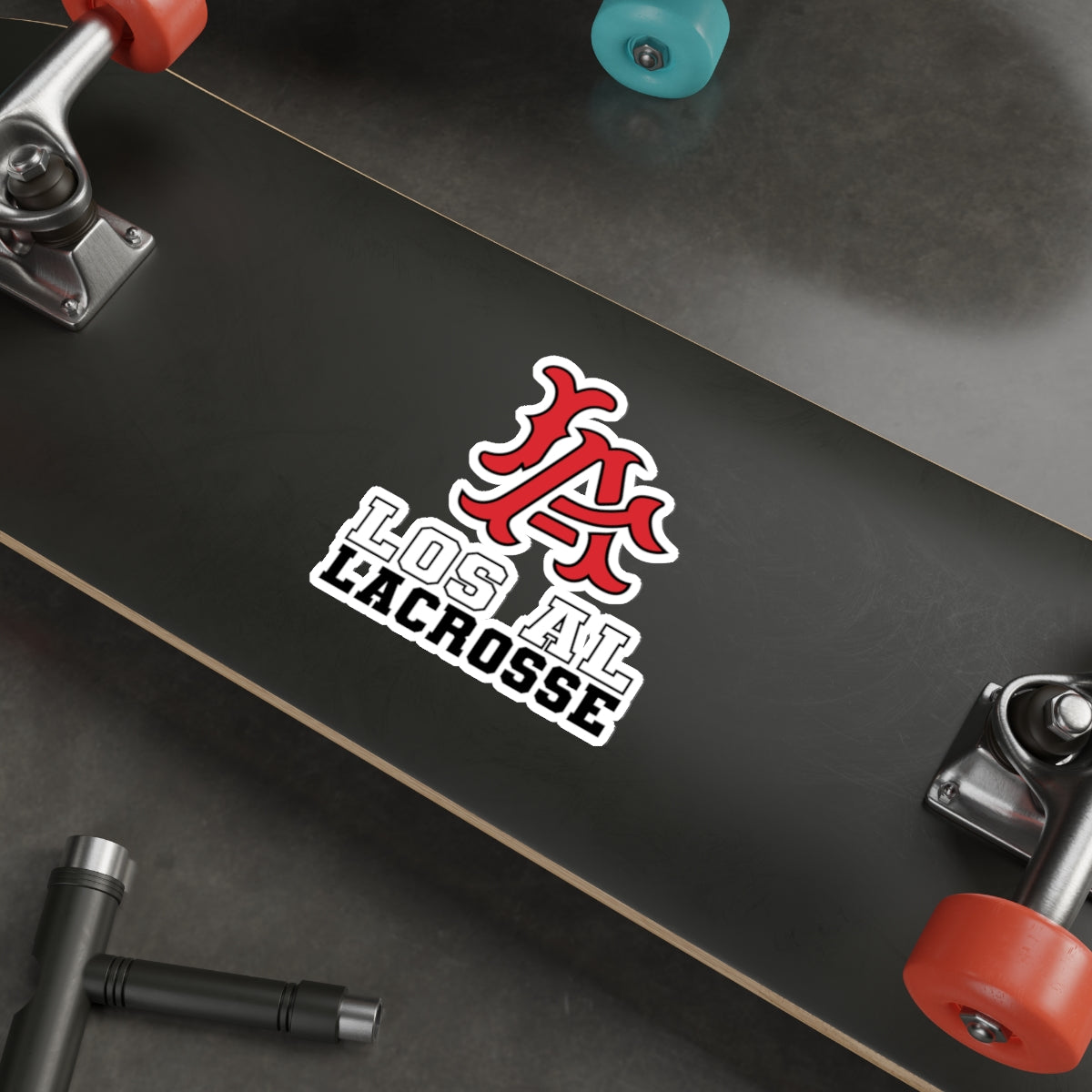 Los Al Lacrosse Die-Cut Stickers
