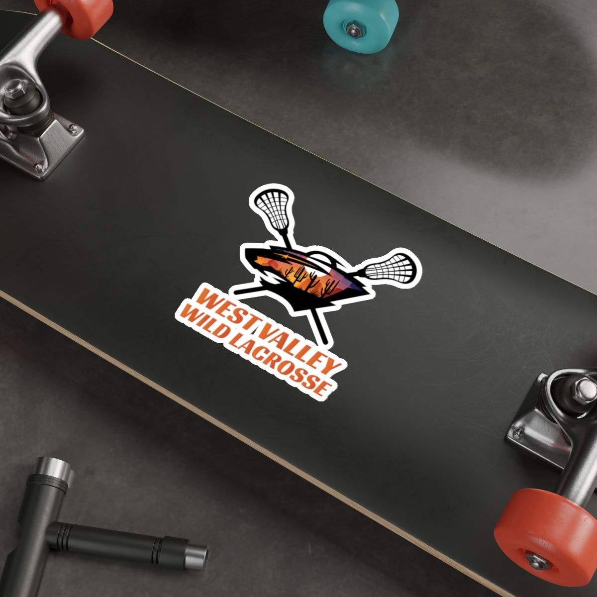 WVW Lacrosse Die-Cut Stickers