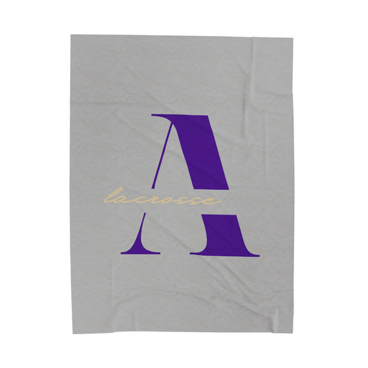 Amsterdam Lacrosse Velveteen Plush Blanket (60 x 80)