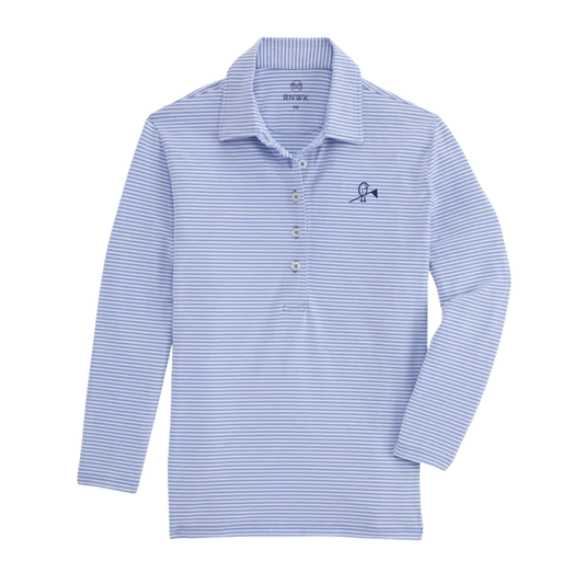 Renwick 3/4 Sleeve Cotton Polo