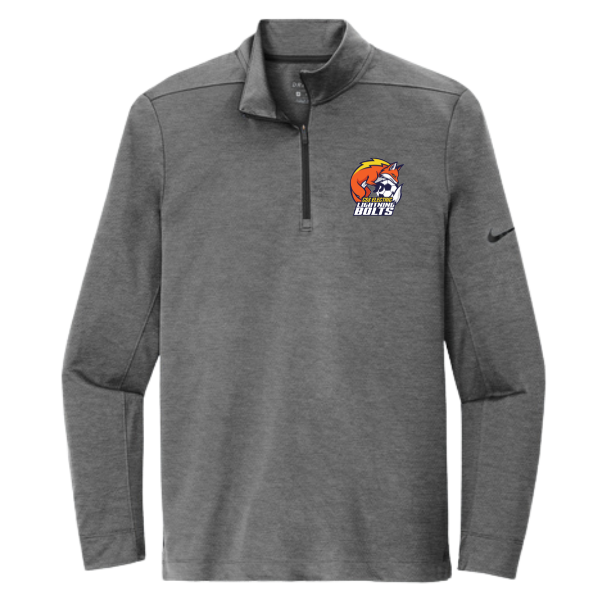 Adult Lightning Bolts Nike Dry 1/2 Zip Cover Up