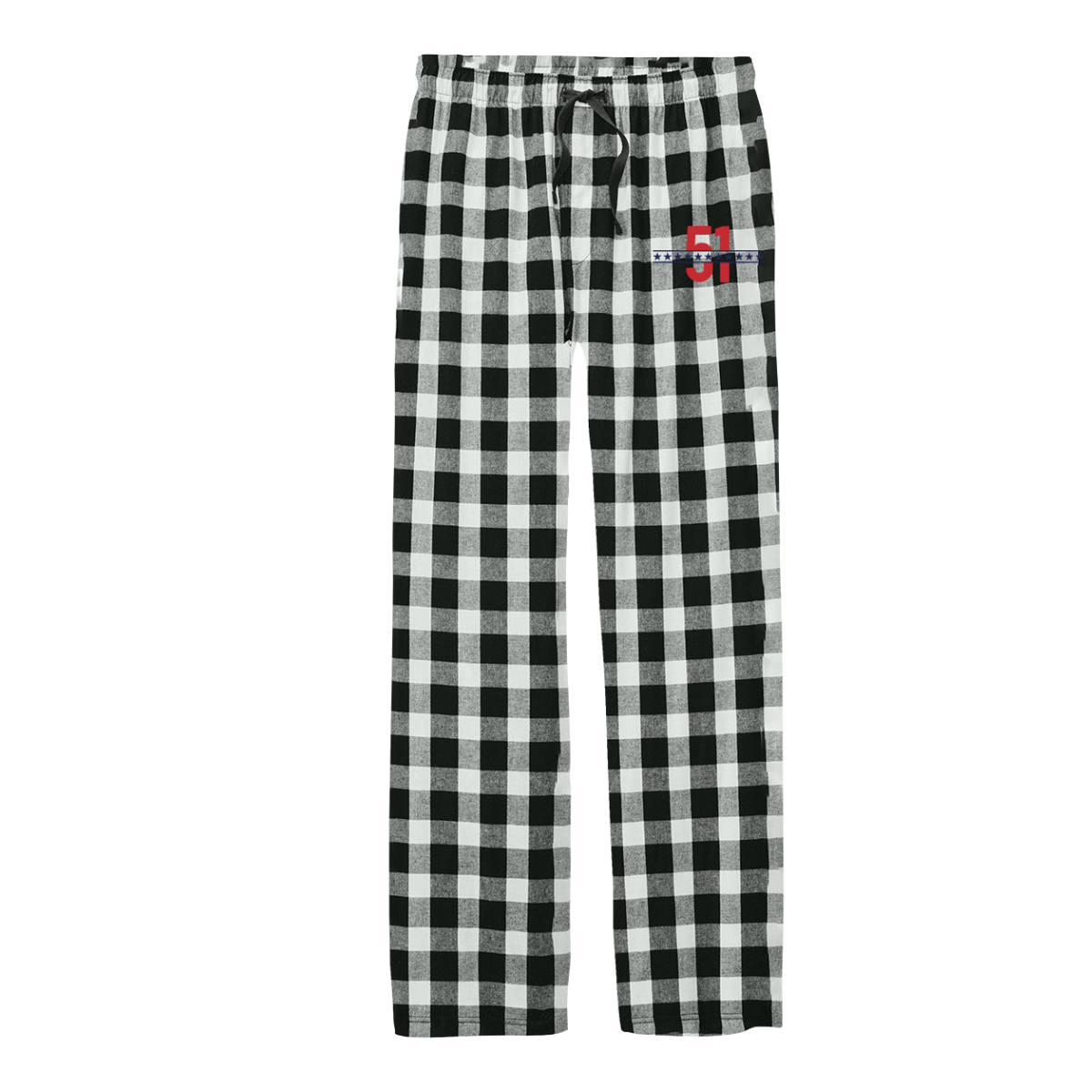 Adult 51 Stars District Flannel Plaid Pant