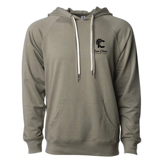Adult Iron Claw Icon Loopback Terry Hooded Sweatshirt