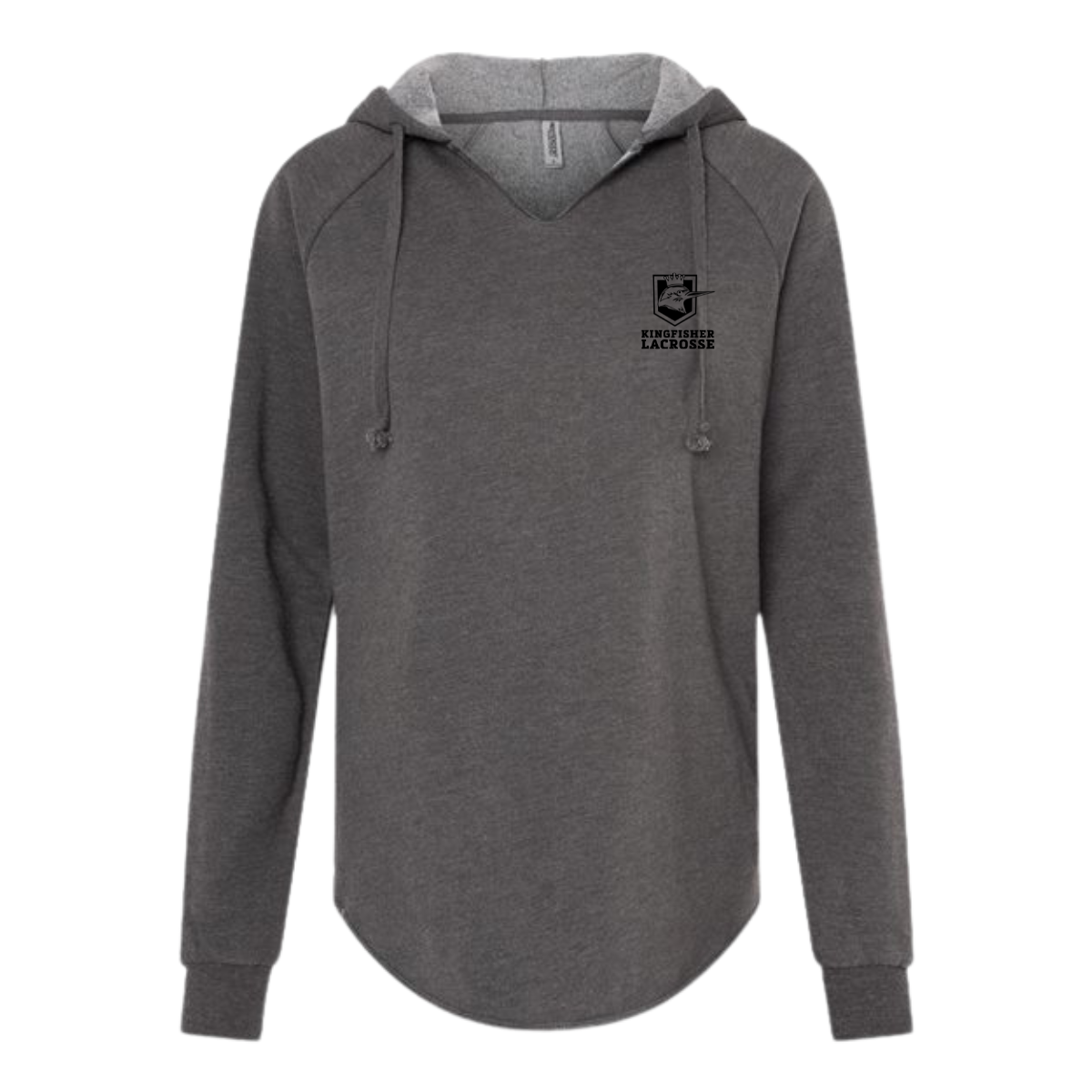 Womens Kingfisher Lightweight Wash Hooded Sweatshirt