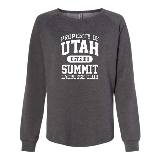 Women's Utah Summit LC Wash Crewneck SweatShirt