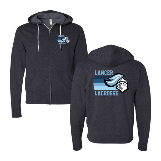 Adult Lancer Lacrosse ITC Lightweight Full Zip Hoodie