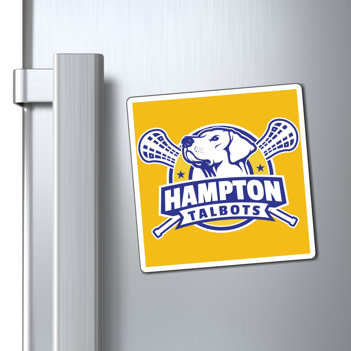Hampton Lacrosse Magnet (4"x4")