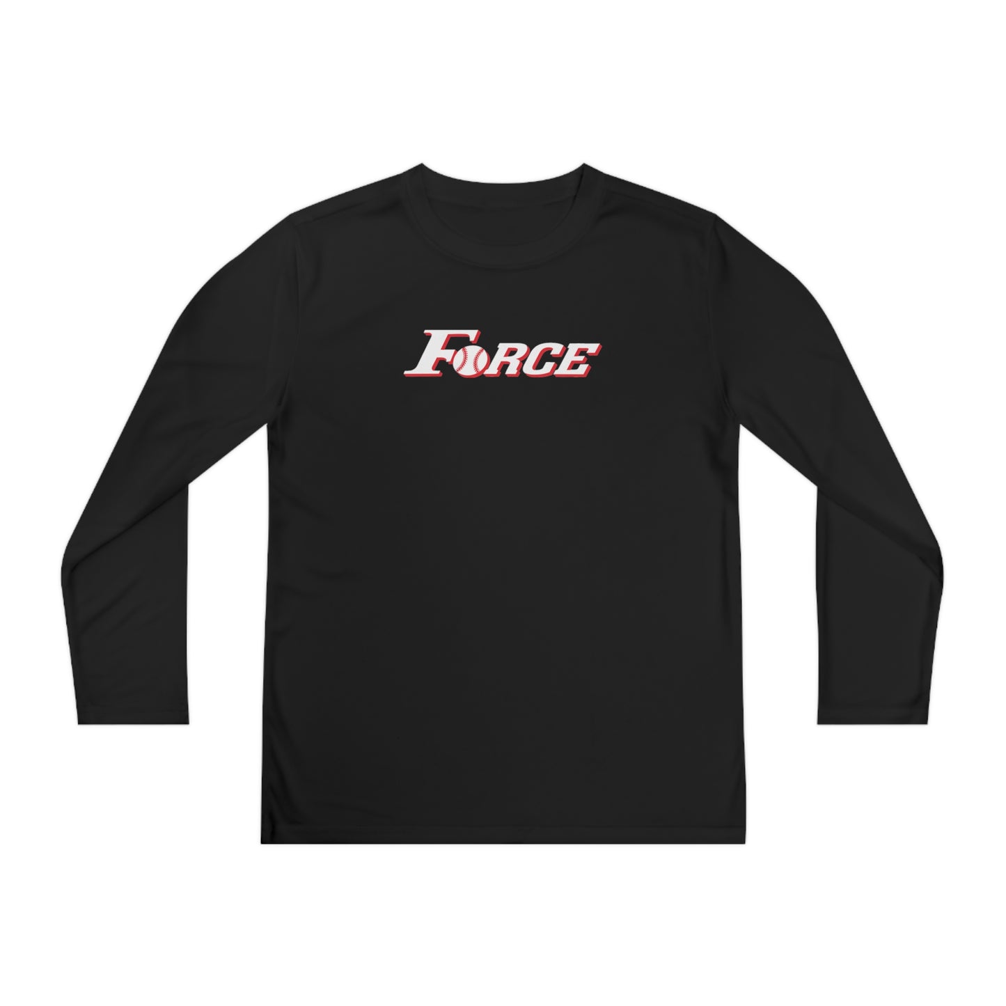 Youth Colorado Force Softball Sport-Tek Performance Long Sleeve Shirt