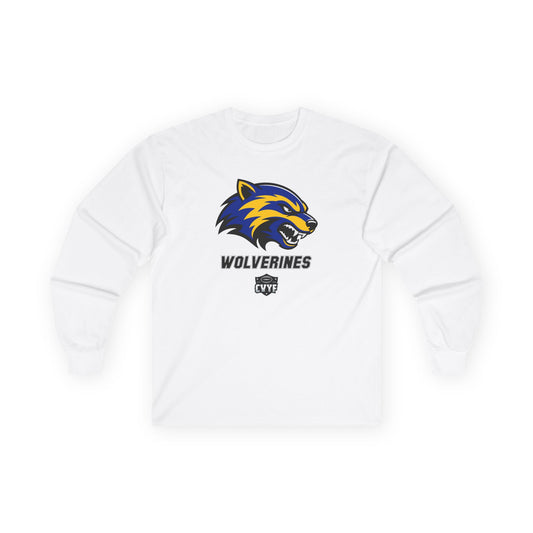 Adult Wolverines Gildan Ultra Cotton Long Sleeve