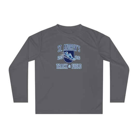 Adult Saints Track and Field Team 365 Performance Long Sleeve Shirt