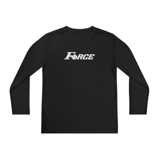Youth Colorado Force Softball Sport-Tek Performance Long Sleeve Shirt