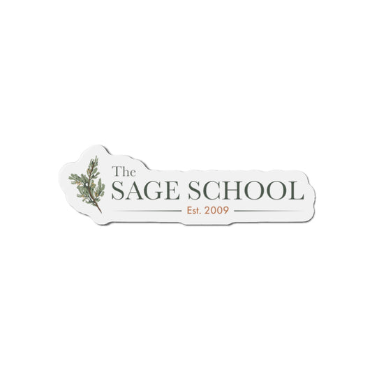 The Sage School Die-Cut Magnet