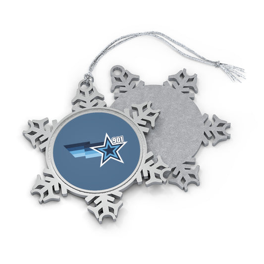 Stars 901 Pewter Snowflake Ornament