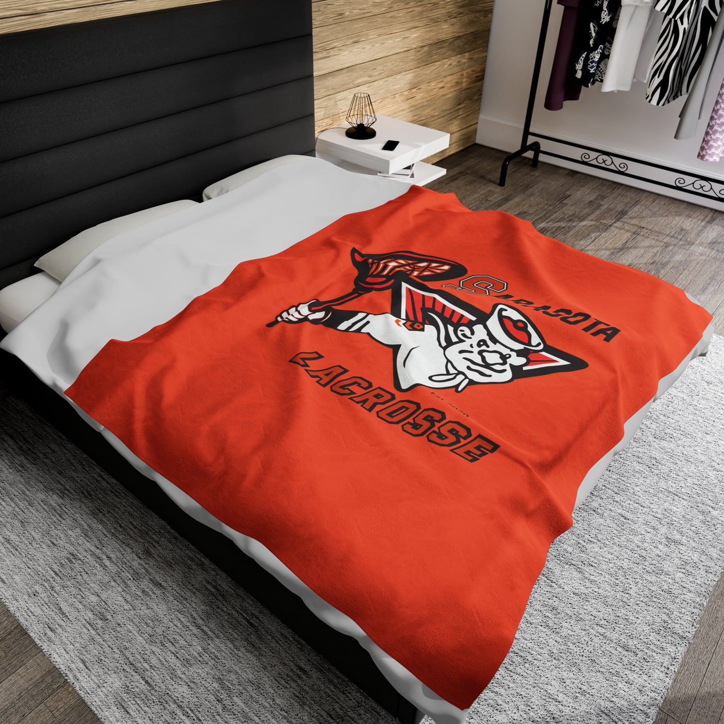 Sailors Lax Velveteen Plush Blanket