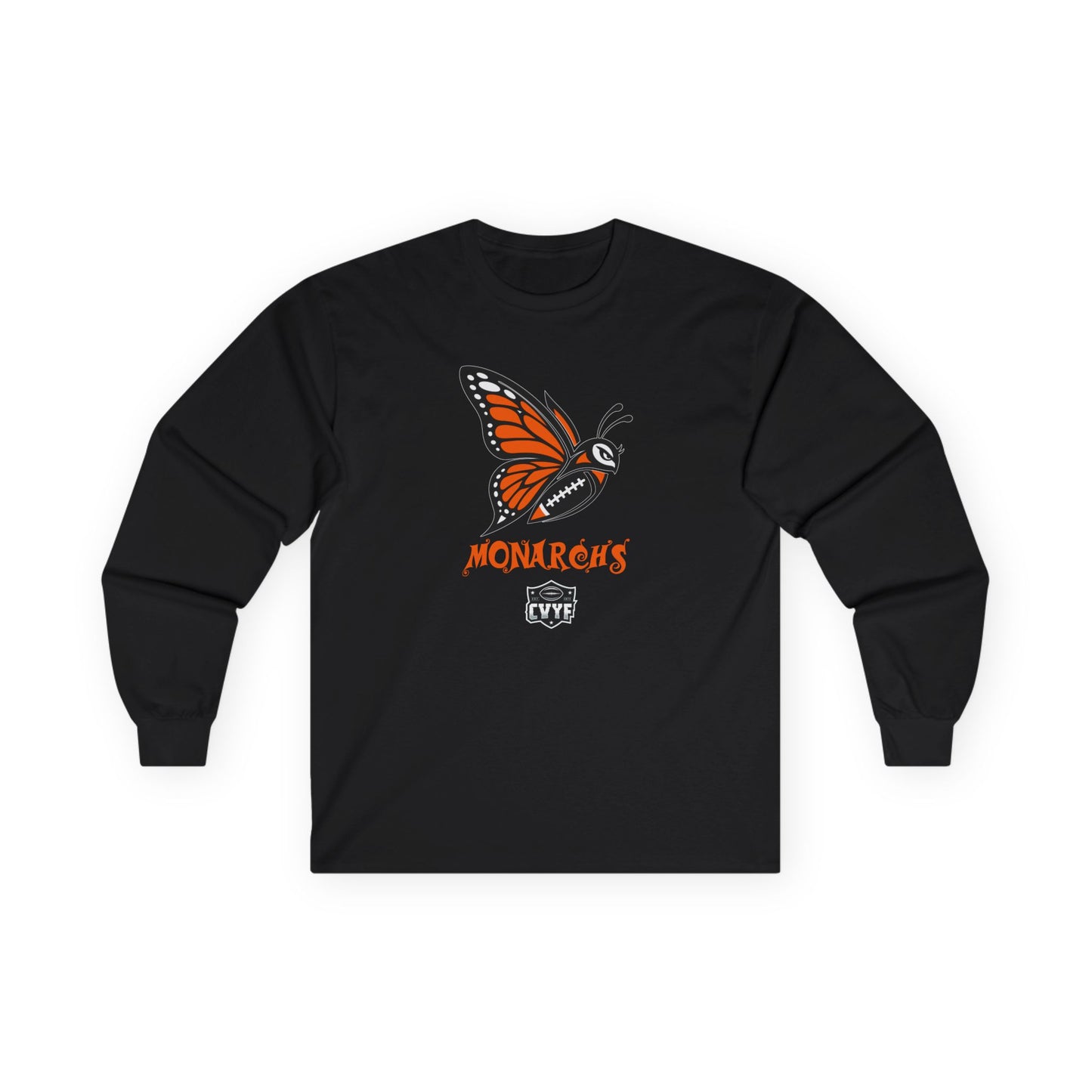 Adult Monarchs Gildan Ultra Cotton Long Sleeve