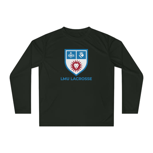 Adult LMU Lacrosse Team 365 Performance Long Sleeve